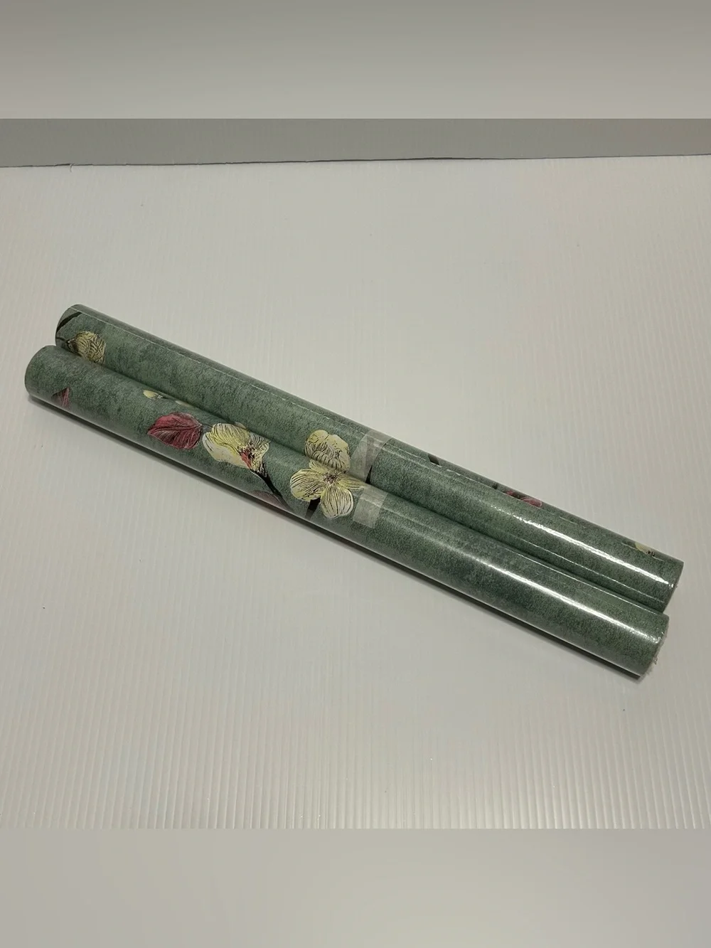 Wallpaper Botanical Dogwood Flower Green Peel & Stick Self Adhesive Removable